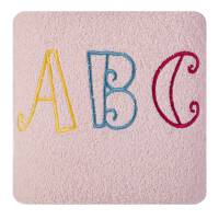 Ręcznik dziecięcy 30x50 Baby 22 różowy ABC 450g/m2 Eurofirany