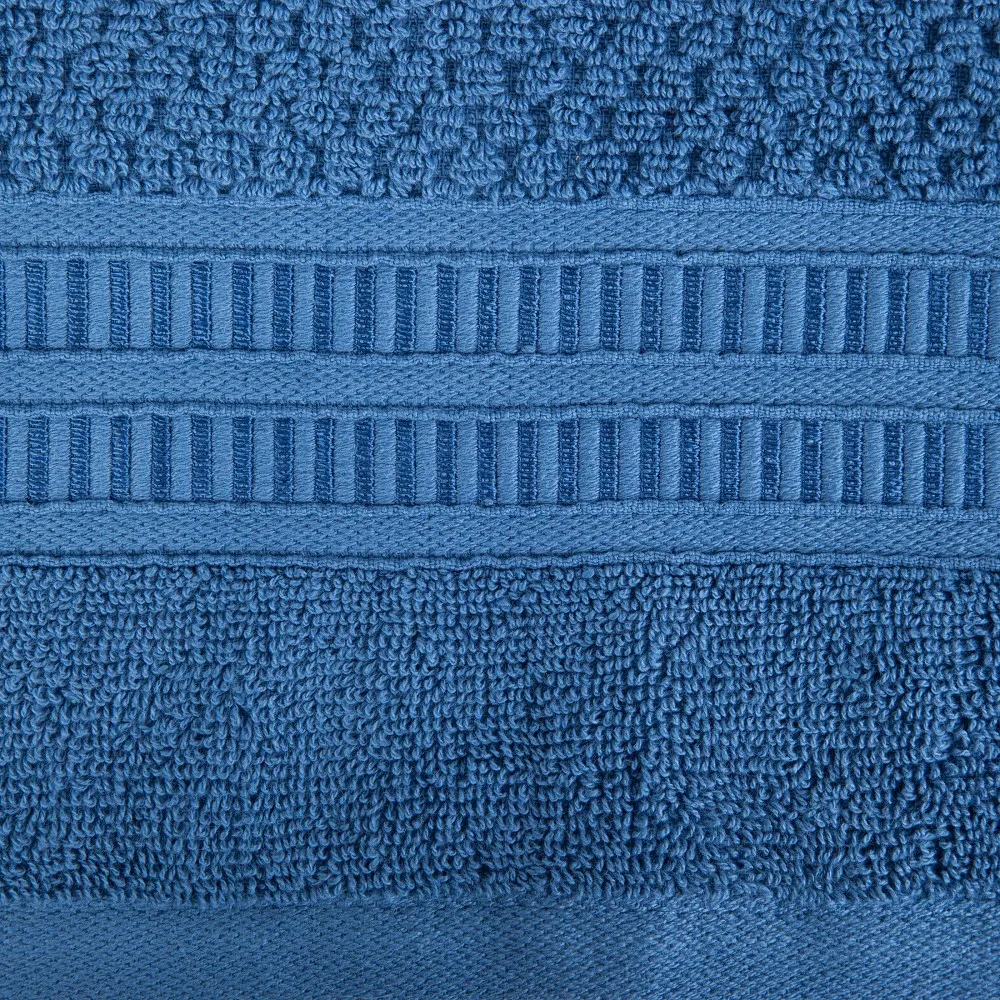 Ręcznik Rosita 30x50 niebieski o ryżowej  strukturze 500g/m2 Eurofirany