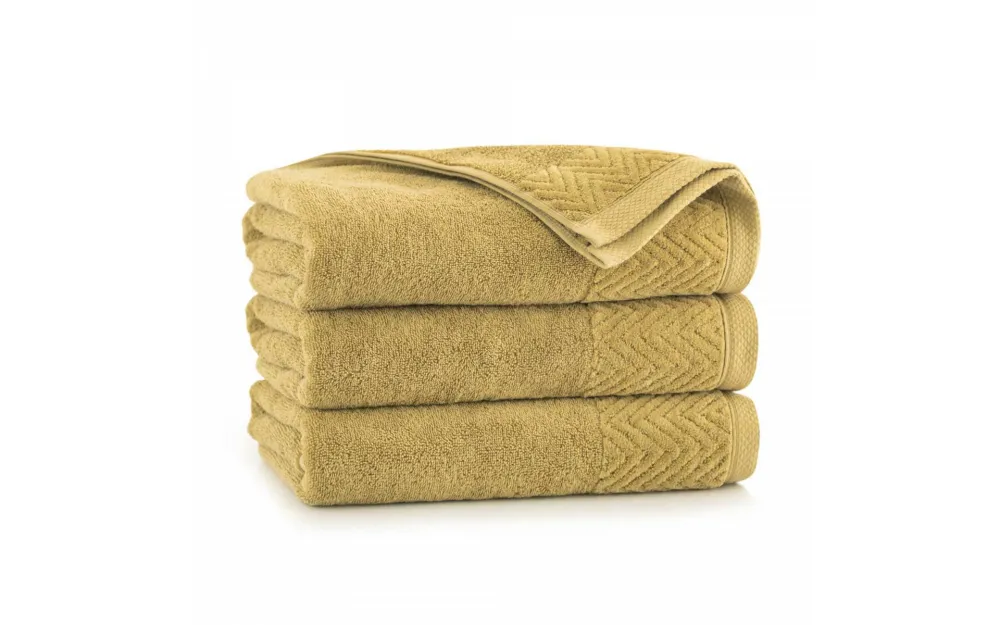 Ręcznik Toscana 30x50 żółty humus 5704    9104/5704 Zwoltex 23