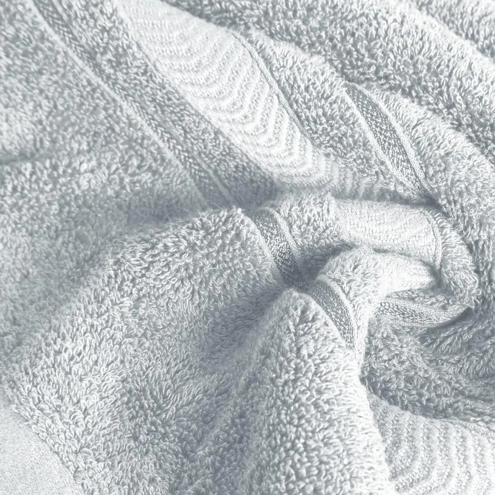 Ręcznik Nefre 70x140 srebrny frotte z bawełny egipskiej 550g/m2
