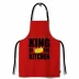 Fartuch kuchenny 65x75 King of kitchen czerwony Domarex