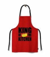 Fartuch kuchenny 65x75 King of kitchen czerwony Domarex