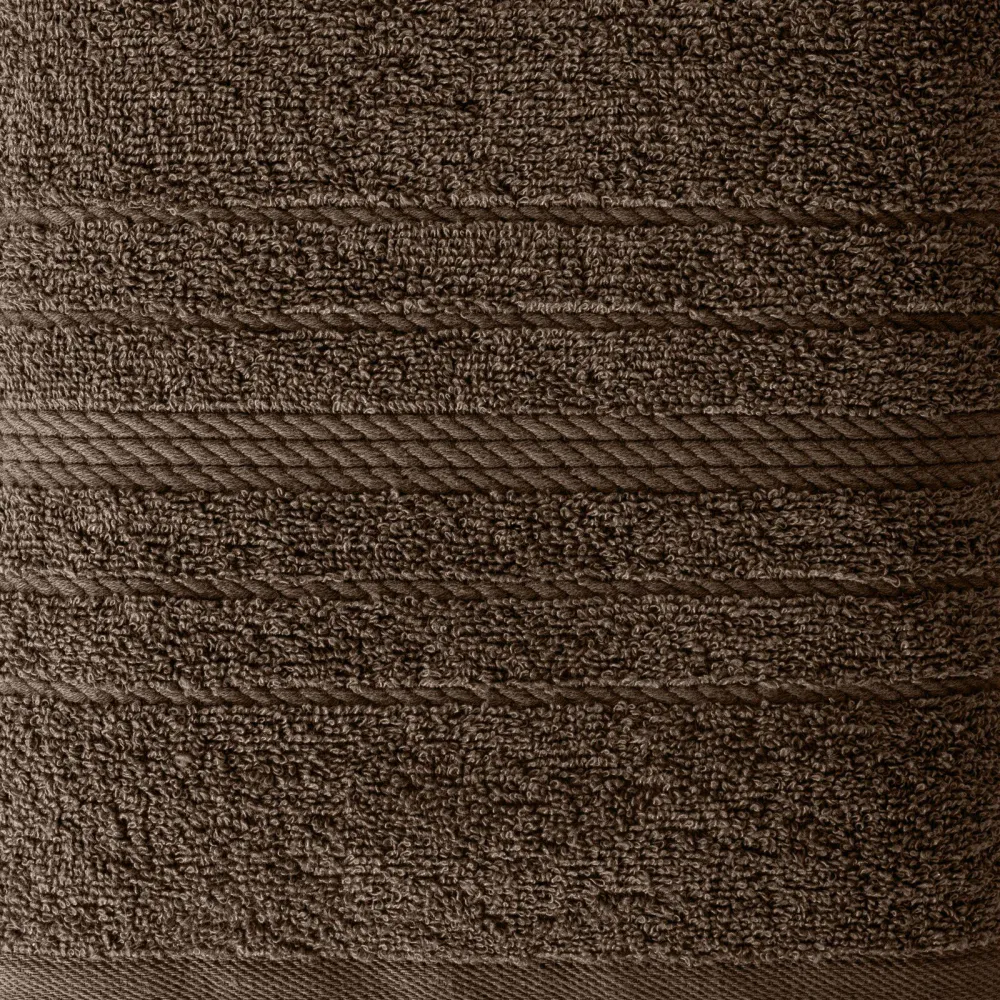 Ręcznik Elma 50x90 brązowy frotte  450g/m2 Eurofirany