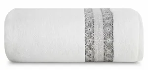 Ręcznik 70x140 Malika biały frotte  500g/m2 Eurofirany
