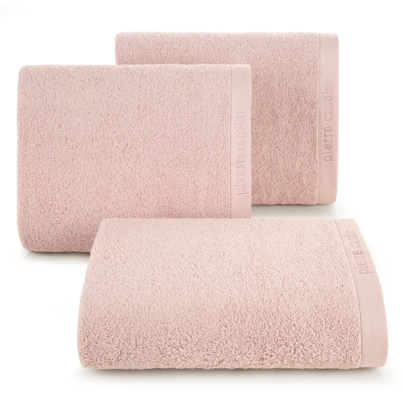 Ręcznik Evi 50x90 pudrowy różowy frotte  430 g/m2 Pierre Cardin