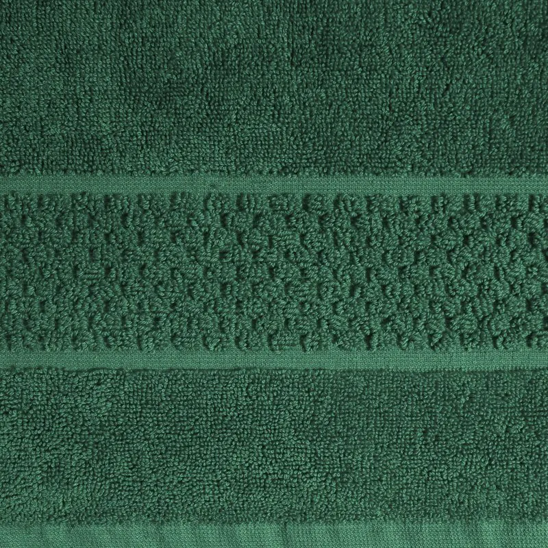 Dywanik łazienkowy 60x90 Caleb zielony  ciemny bawełniany 650g/m2 Eurofirany