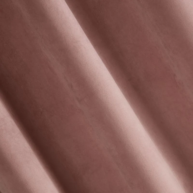 Zasłona 140x250 różowa ciemna welurowa  gotowa na przelotkach Pierre Cardin