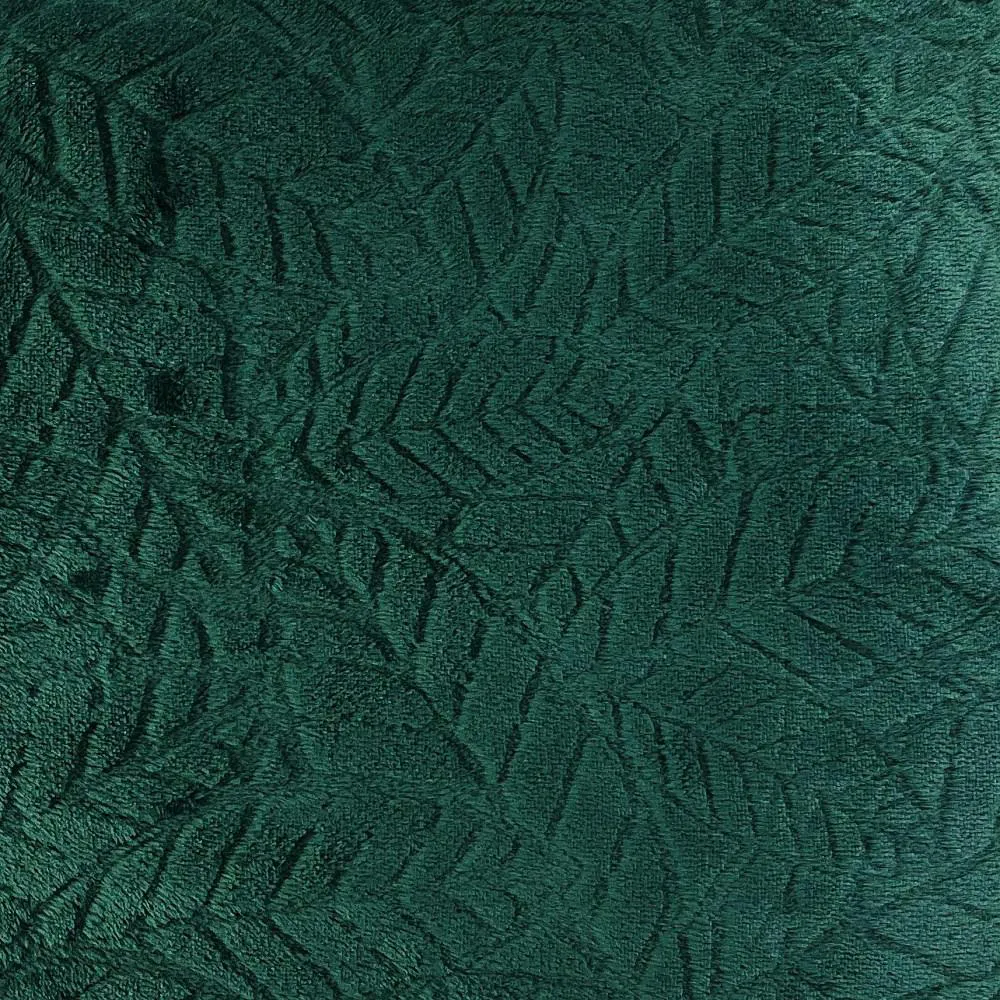 Koc narzuta z mikrofibry 160x200 Platan zielony ciemny 20 pled