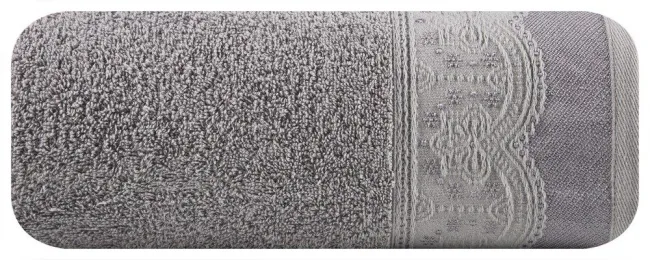 Ręcznik Tina 70x140 06 grafitowy frotte 450g/m2