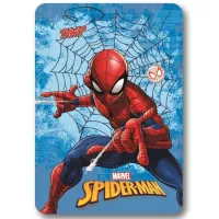 Koc polarowy 100x140 Spiderman 2  niebieski pled dziecięcy S24