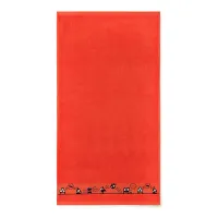 Ręcznik 50x70 Oczaki Truskawkowy-5289 czerwony frotte bawełniany dziecięcy