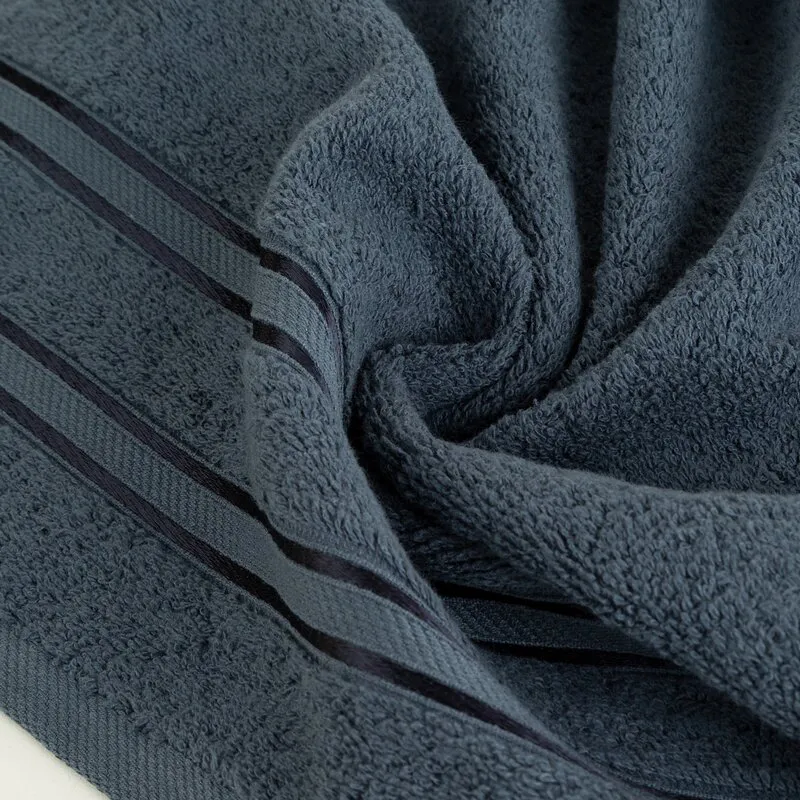 Ręcznik Manola 30x50 stalowy 480 g/m2  frotte bawełniany Eurofirany