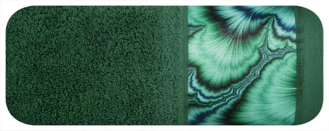 Ręcznik Estela 70x140 550g/m2 ciemny zielony Eurofirany