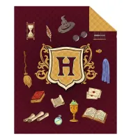 Narzuta młodzieżowa Holland 170x210 K 32 Harry Potter Herb bordowa miodowa dwustronna dekoracyjna na łóżko pikowana 1880