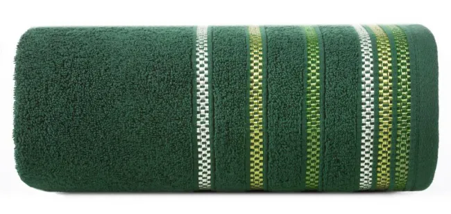 Ręcznik Livia 3 30x50  zielony ciemny 460g/m2 frotte Eurofirany