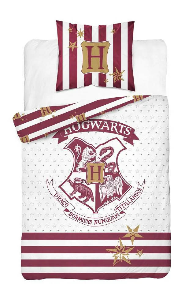 Pościel bawełniana 160x200 Harry Poter Hugwarts 8782