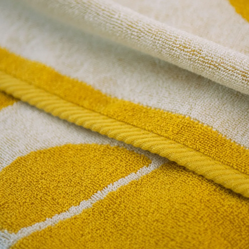 Ręcznik plażowy 70x130 Żyrafa żółty frotte 9003 Zwoltex