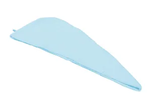 Turban kąpielowy tkanina frotte jasny niebieski