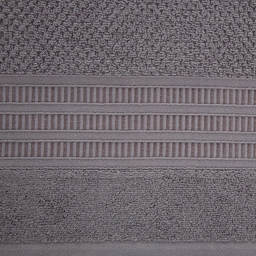 Ręcznik Rosita 30x50 grafitowy o ryżowej  strukturze 500g/m2 Eurofirany
