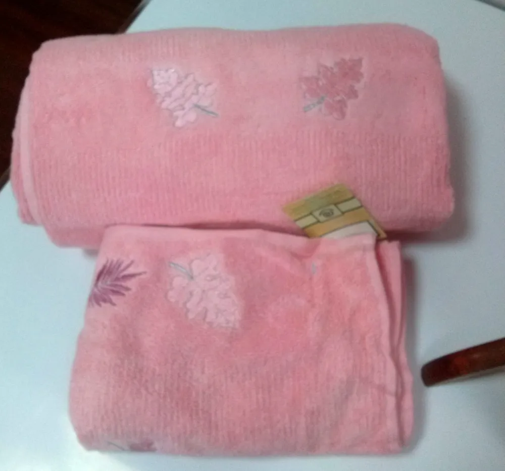  Mesze kpl ręczników 2 szt różowe