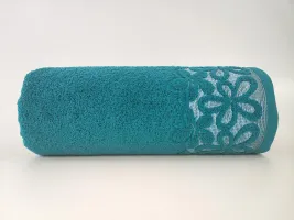 Ręcznik Bella 50x90 szmaragdowy 450 g/m2 frotte