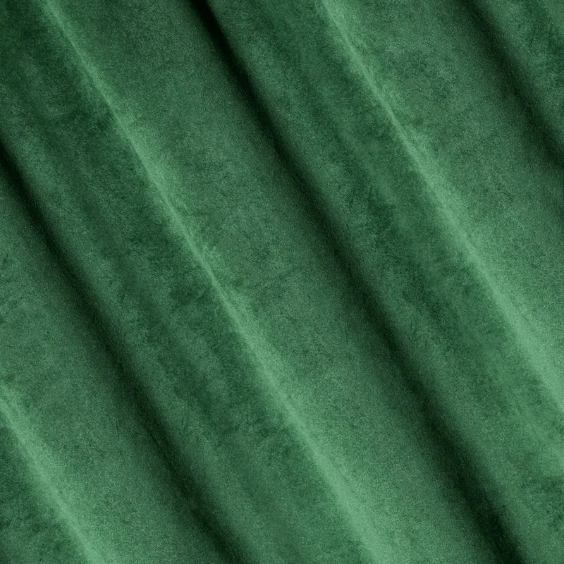 Zasłona 140x300 zielona ciemna welurowa  gotowa na taśmie Pierre Cardin