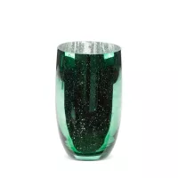 Szklany wazony dekoracyjny Molly 16x28 zielony
