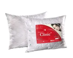 Poduszka antyalergiczna 50x60 Clinic 0,45 kg biała 50% bawełna 50% poliester AMW