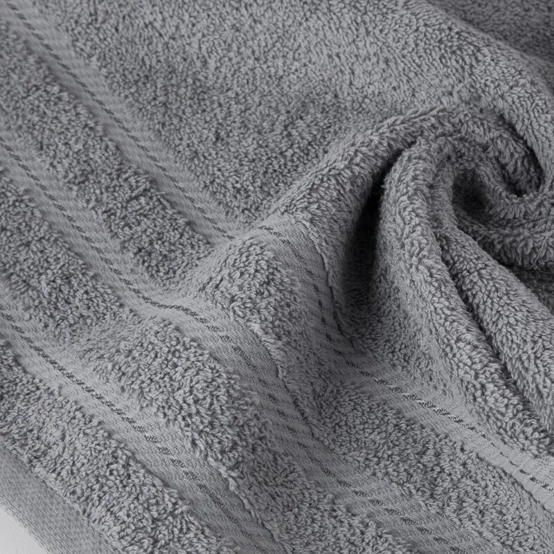 Ręcznik Vito 50x90 stalowy 480 g/m2       frotte bawełniany Eurofirany