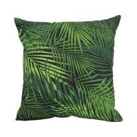 Poduszka wodoodporna Botanic z filtrem UV 45x45 Dark Palms liście zielona Domarex