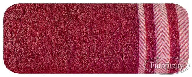 Ręcznik Mona 100x150 22 czerwony frotte 500 g/m2 Eurofirany