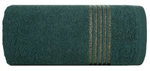 Ręcznik 70x140 Lila 09 zielony ciemny  500g/m2 Eurofirany