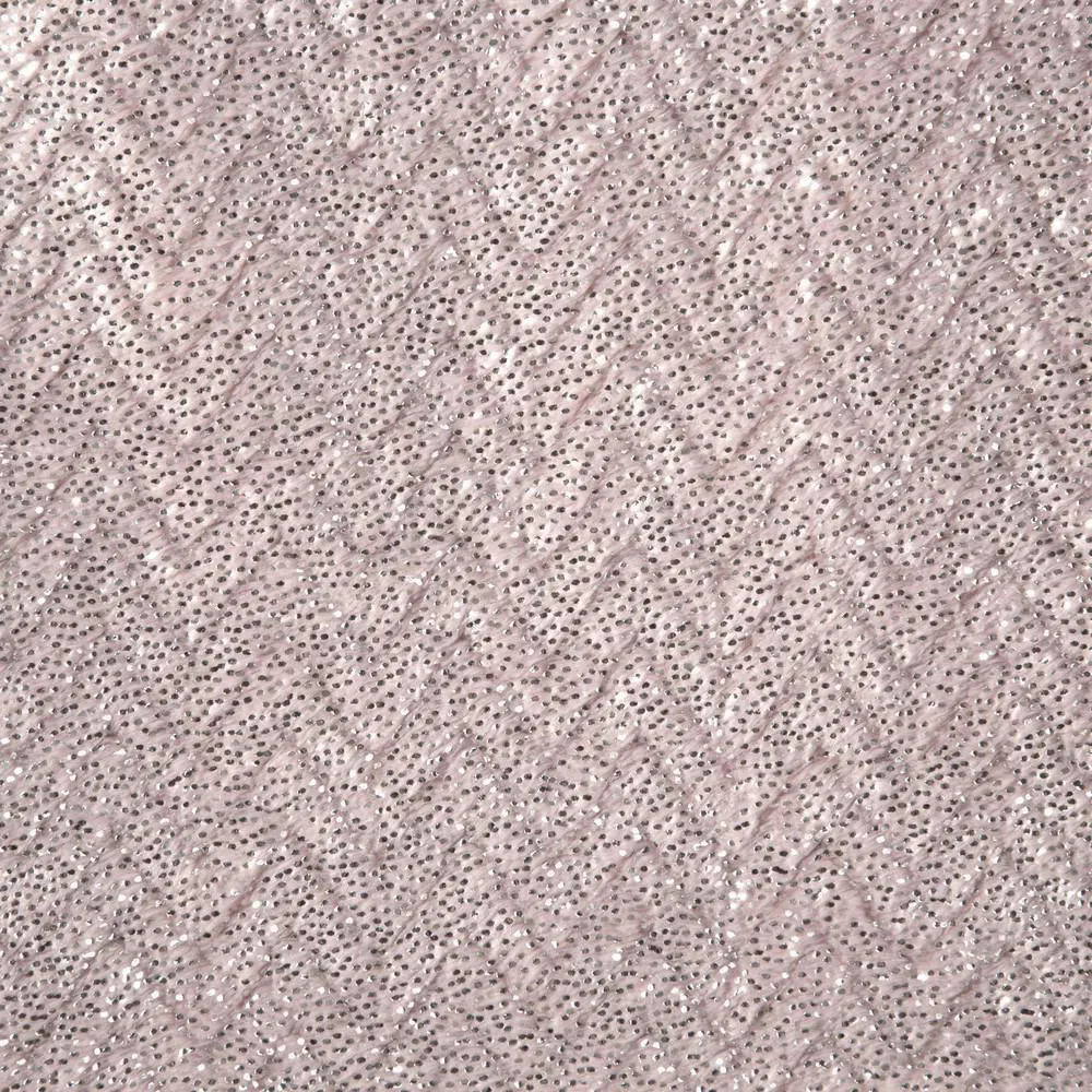Koc narzuta z mikrofibry 70x160 Beth na fotel różowy z błyszczącym nadrukiem