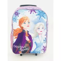 Plecak walizka na kółkach Frozen Anna  i Elza fioletowy S24