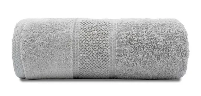 Ręcznik Mario 100x150 szary jasny 480  g/m2 frotte