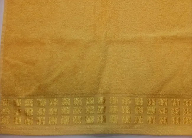 Ręcznik Kostki 50x90 04 żółty Eurofirany