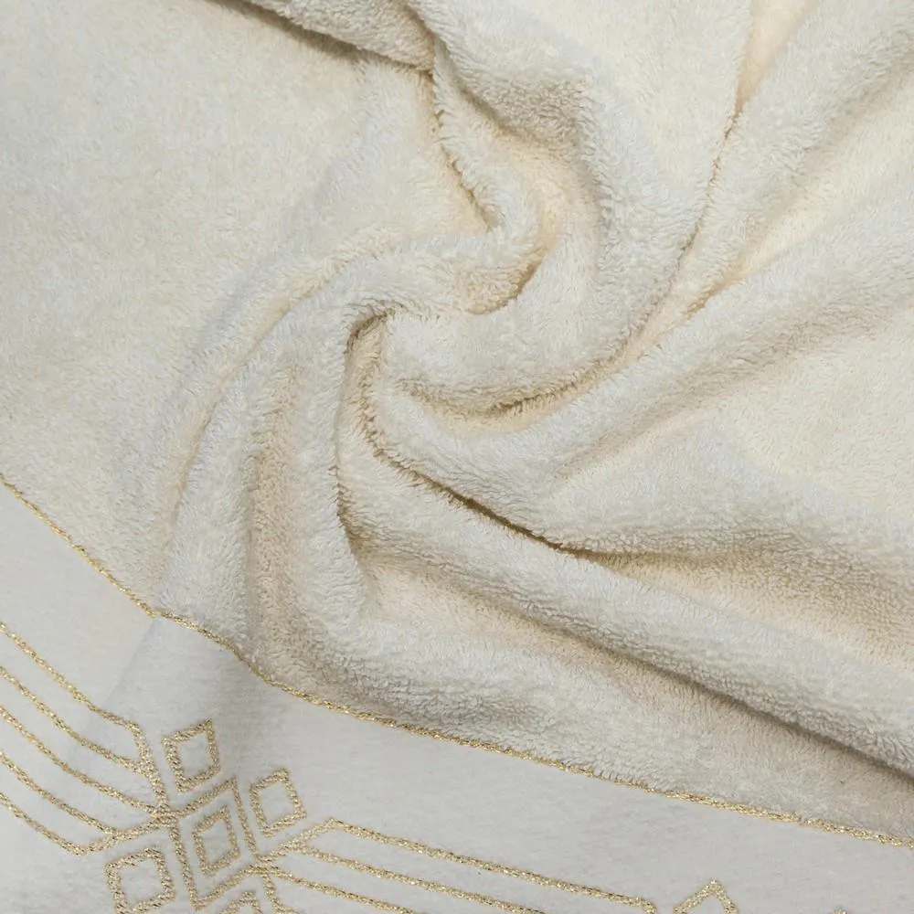 Ręcznik Kamela 50x90 kremowy frotte  520g/m2 Eurofirany