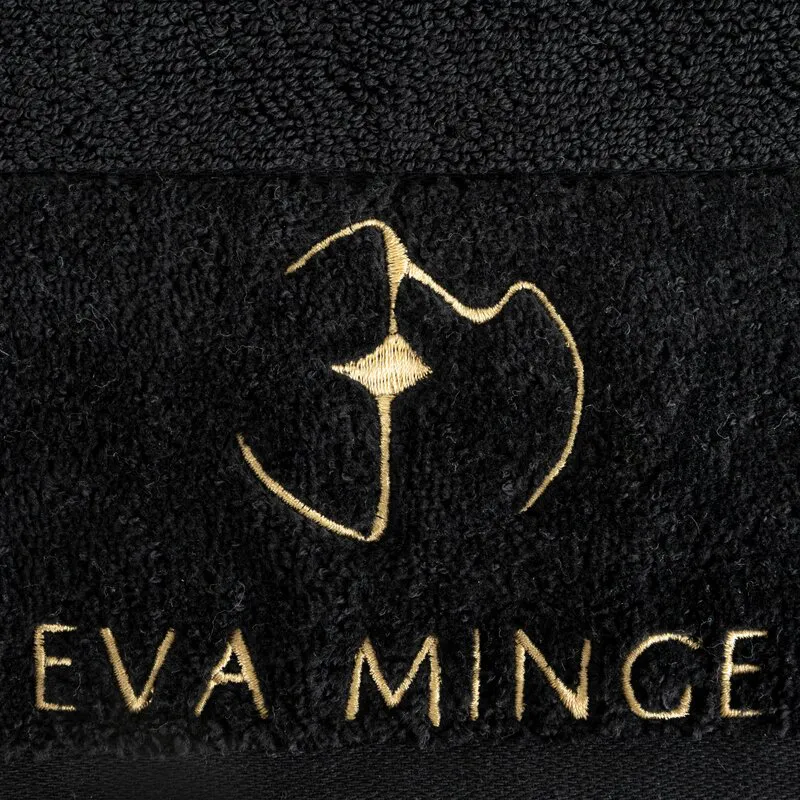 Ręcznik Gaja 70x140 czarny ciemny frotte  550 g/m2 frotte Eva Minge Eurofirany
