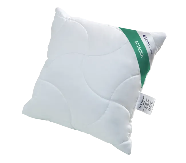 Poduszka antyalergiczna 40x40 Botanica Eco Tencel biała z włóknem drzewnym biodegradowalna Inter-Widex