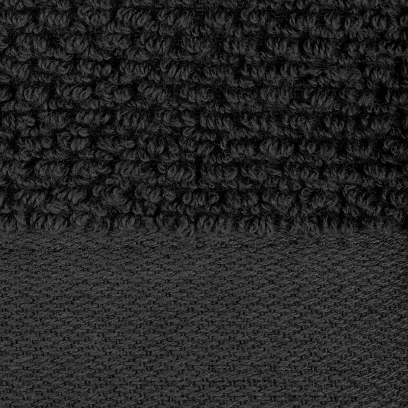 Ręcznik 30x50 Riso czarny z efektem ryżowym frotte 550 g/m2 Eurofirany