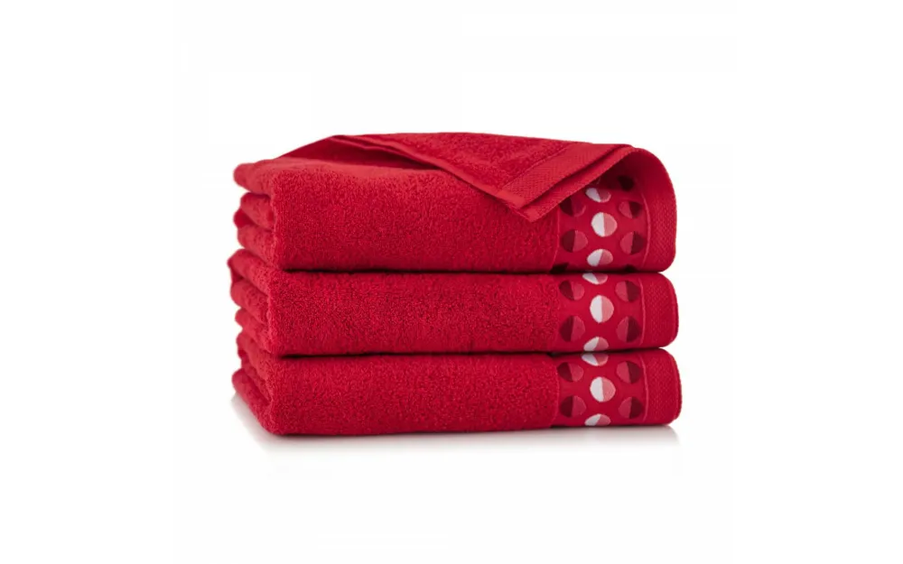 Ręcznik Zen 2 70x140 czerwony papryka     frotte 450 g/m2 Zwoltex 23