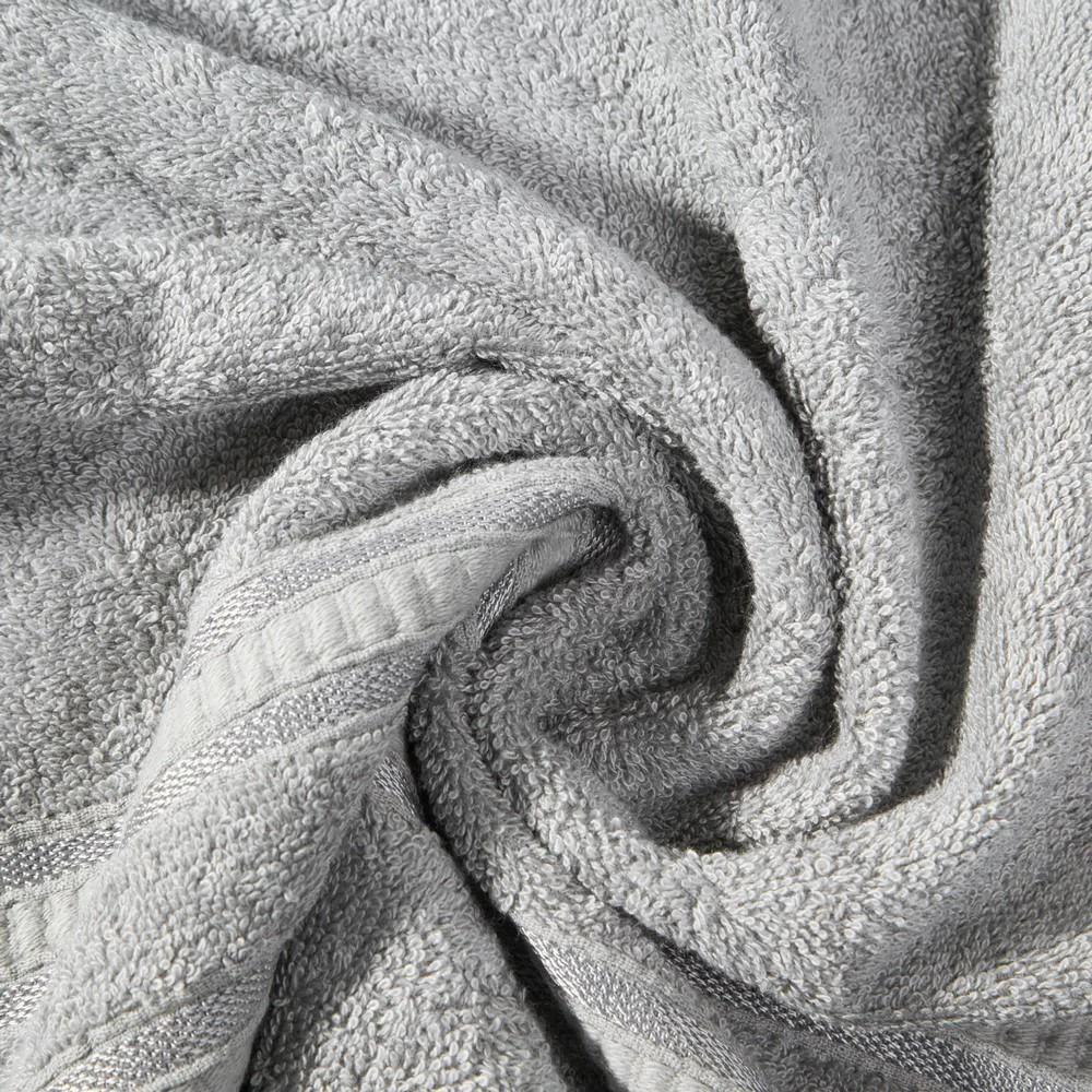 Ręcznik Mila 50x90 srebrny bambusowy 500g/m2 Eurofirany