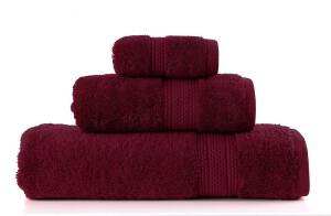 Ręcznik Egyptian Cotton 70x140 bordowy 600 g/m2 frotte z bawełny egipskiej