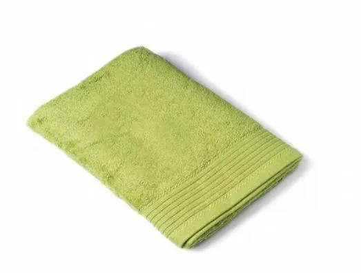 Ręcznik Milos 50x100 limonkowy z bordiurą 550 g/m2