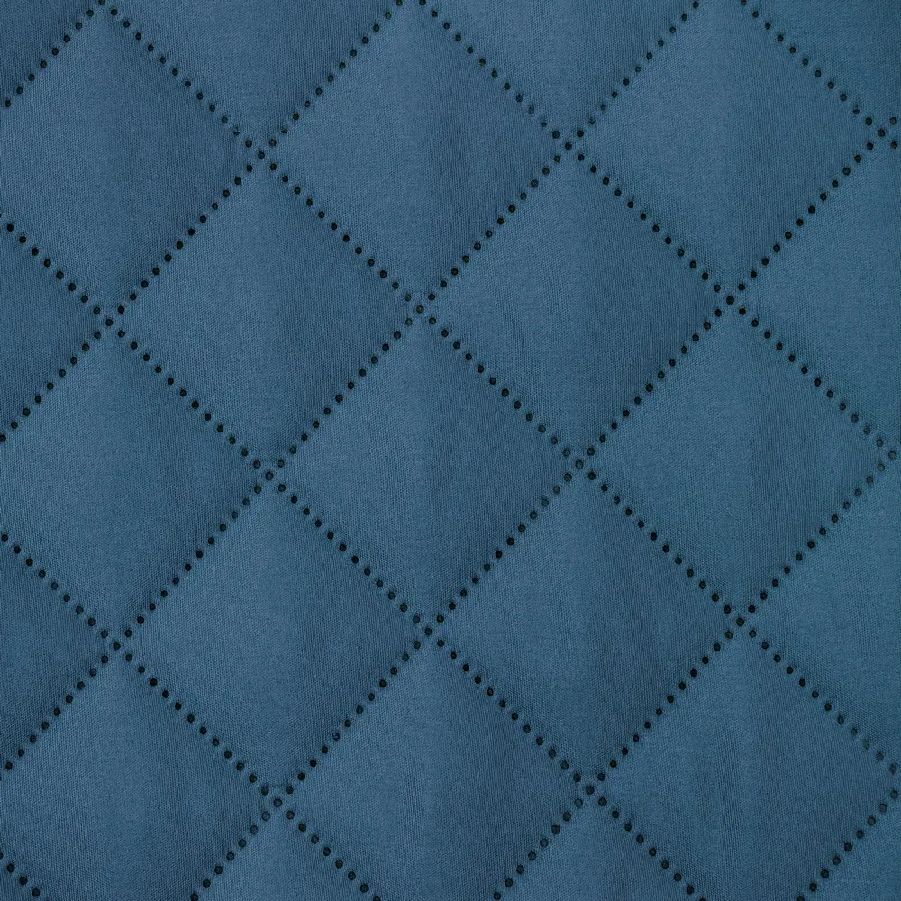 Narzuta dekoracyjna na fotel 70x160 Alara 3 niebieska wzór geometryczny w romby