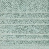 Ręcznik Glory 3 70x140 miętowy z welurową bordiurą i błyszczącą nicią 500g/m2 Eurofirany