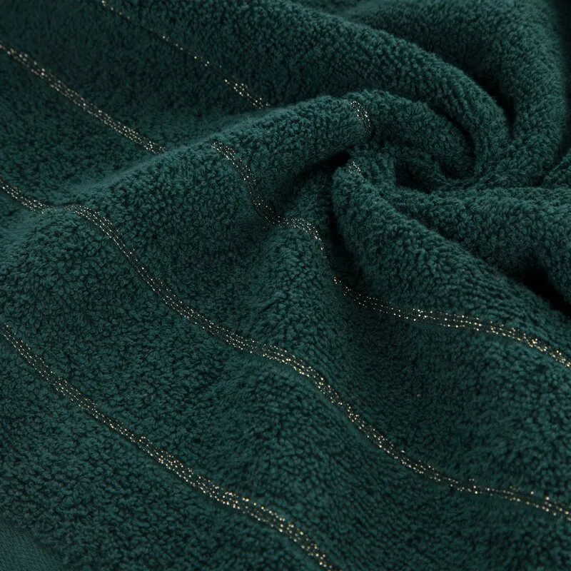 Ręcznik Dali 70x140 zielony ciemny  frotte 500g/m2 Eurofirany