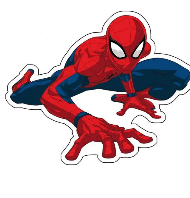 Poduszka kształtka Spiderman 39x28 człowiek Pająk 0530 dziecięca