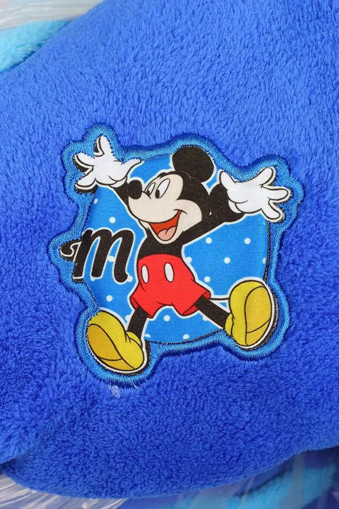 Szlafrok dziecięcy pluszowy Myszka Miki 110/116 5-6 lat szafirowy Mickey Mouse