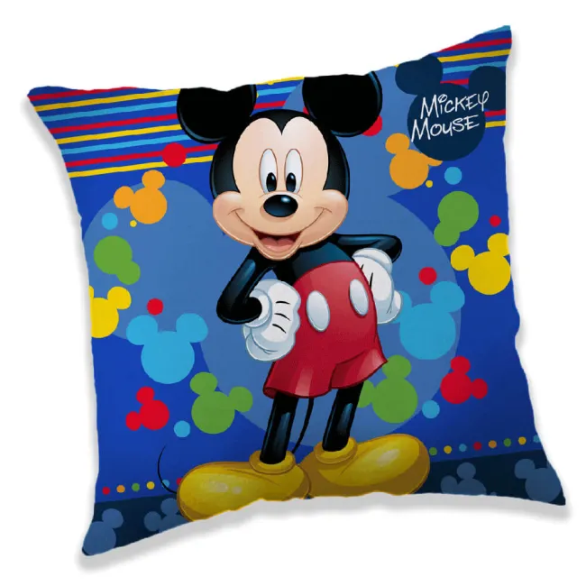 Poszewka dziecięca 40x40 3D Myszka Miki 3960 Mickey Mouse niebieska m